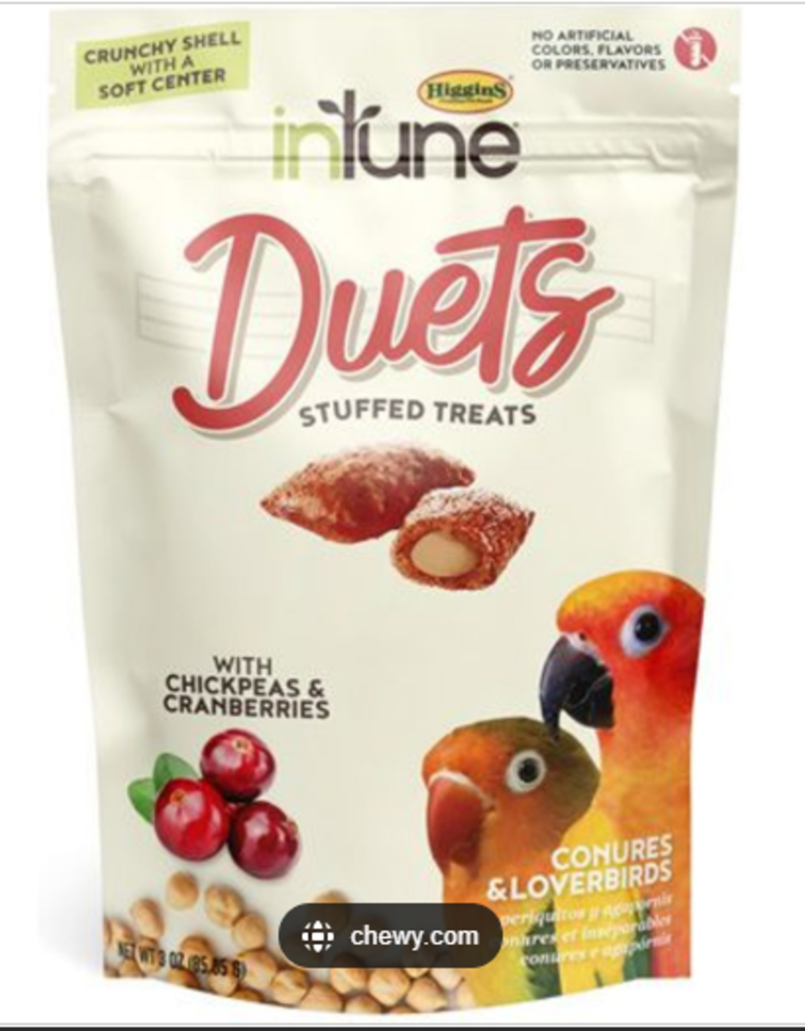 HIGGINS PREMIUM PET FOODS HIGGINS-DUETS-  4XX5X8- CHICKPEAS AND CRANBERRY- 3 OZ