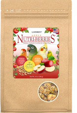 LAFEBER'S LAFEBER'S- NUTRI-BERRIES- PELLETED DIET/TREAT- 8.25X8.25X6- 10 OZ- SMALL/MED BIRD- APPLE