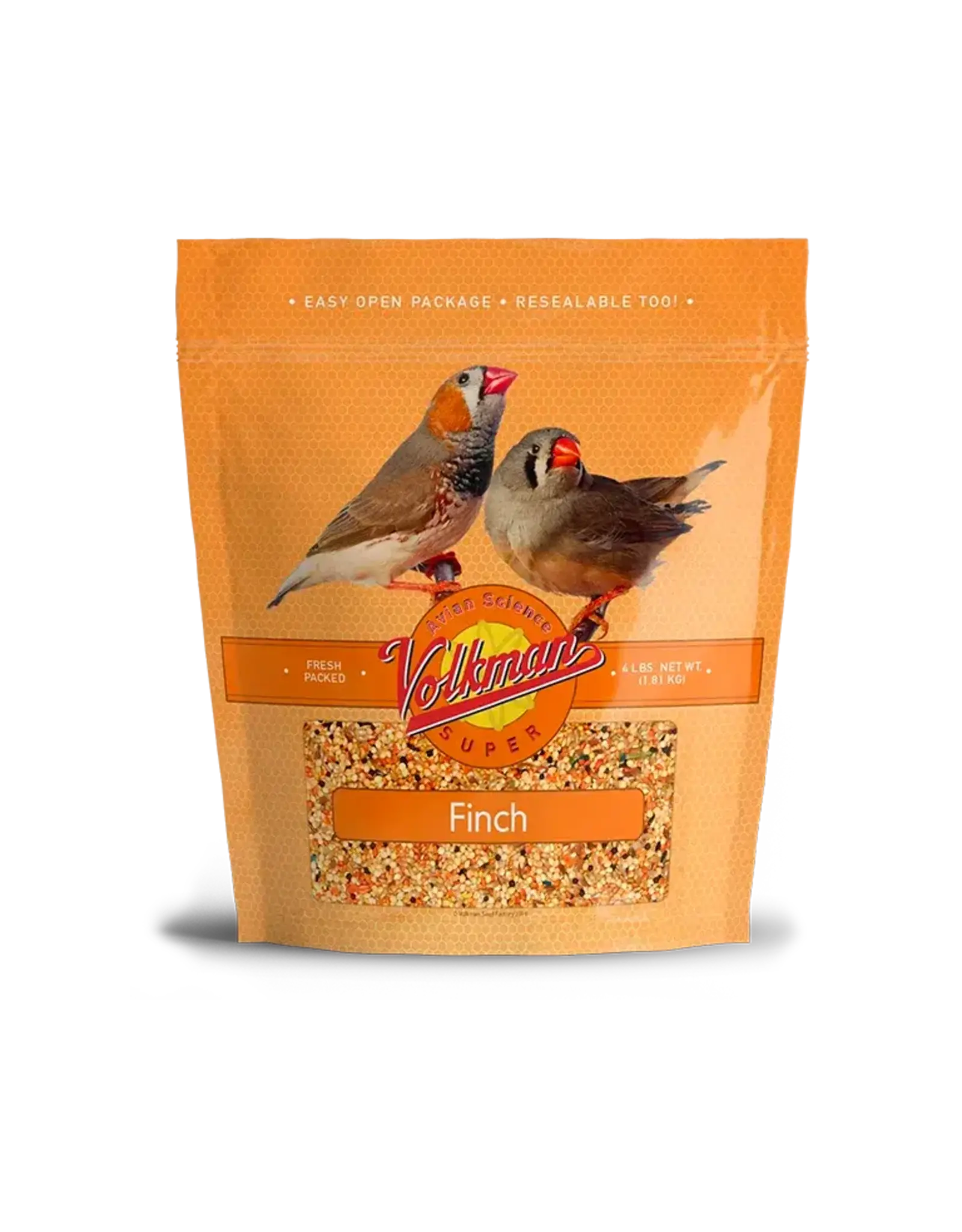 VOLKMAN SEED COMPANY INC VOLKMAN- AVIAN SCIENCE- SUPER- FINCH  4 LB