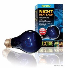 EXO TERRA PT2130- NIGHT HEAT- MOONLIGHT- LAMP/BULB- BLUE GLASS- 3X3X5- 75W