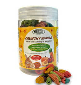 EXOTIC NUTRITION EXOTIC NUTRITION- EN8083- TREAT- 3X3X6- CRUNCHY  SWIRLS- 4.7 OZ