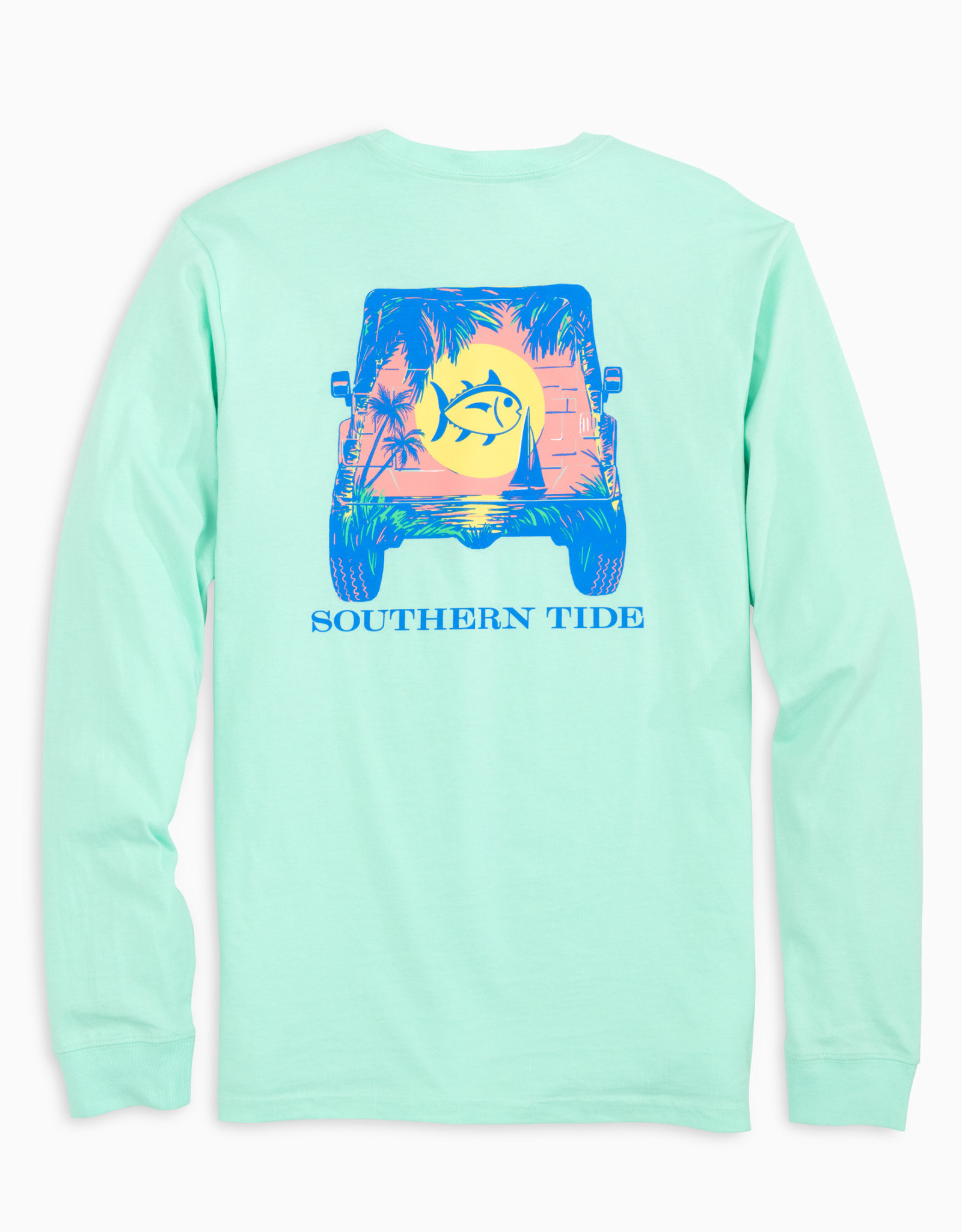 SOUTHERN TIDE SUNSET JEEP TEE LS