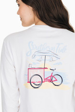 SOUTHERN TIDE ICE CREAM STOP LS TEE