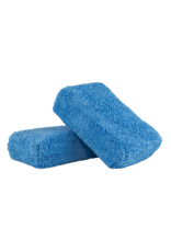 Chemical Guys Premium Grade Microfiber Applicators, Blue 2'' X 4'' X 6'' (2 Pack)