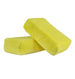 Chemical Guys Yellow - Microfiber Applicator Premium Grade (2 Pack)