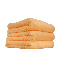 Chemical Guys El Gordo -Orange Banger Professional Fat Microfiber 70/30 Extra Thick Supra Microfiber Towels 16 X 16 (3 Pack)