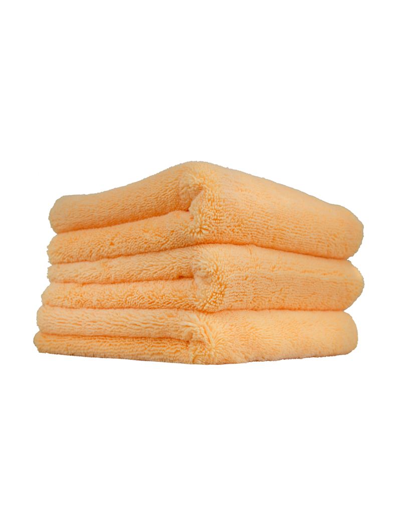 Chemical Guys El Gordo -Orange Banger Professional Fat Microfiber 70/30 Extra Thick Supra Microfiber Towels 16 X 16 (3 Pack)