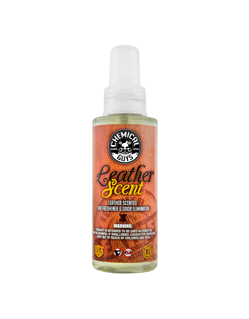 Chemical Guys Leather Scent Premium Air Fragrance & Freshener (4 oz)