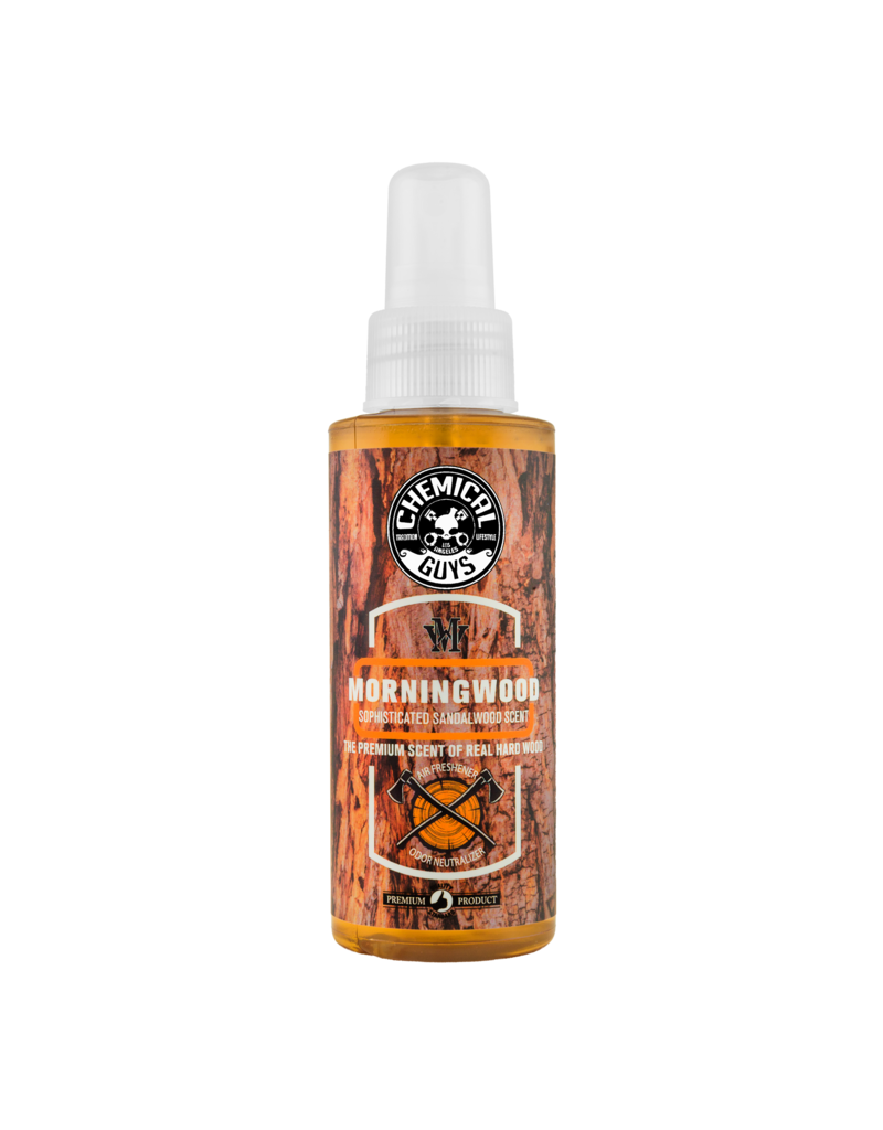 Chemical Guys Morning Wood Sophisticated Sandalwood Scent Air Freshener & Odor Neutralizer, 4 fl. oz
