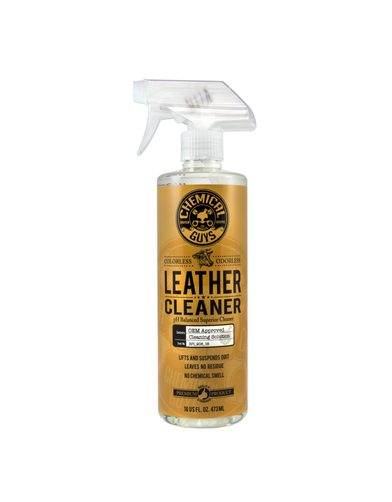 Chemical Guys Leather Cleaner OEM Approved Colorless + Odorless Leather Cleaner (16 oz)