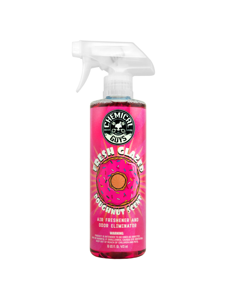Chemical Guys Fresh Glazed Doughnut Scent Premium Air Freshener and Odor Eliminator (16oz)