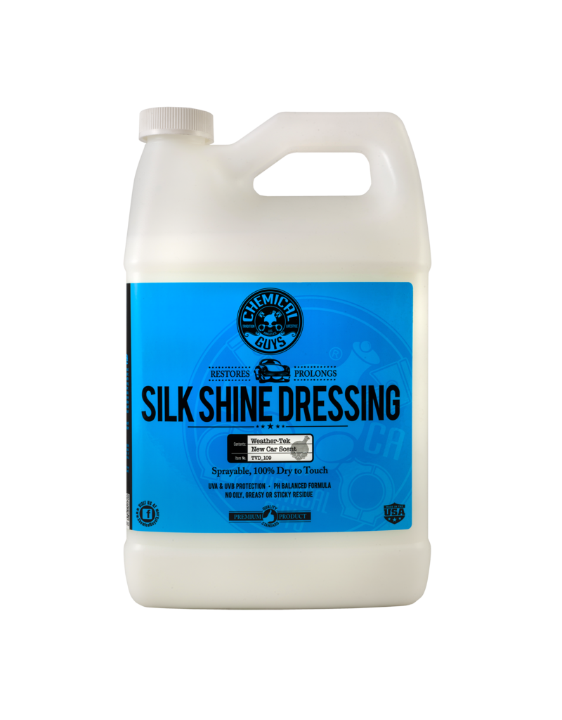 Chemical Guys Silk Shine Spray Dressing Natural Shine Dressing+Protectant (1 Gal)
