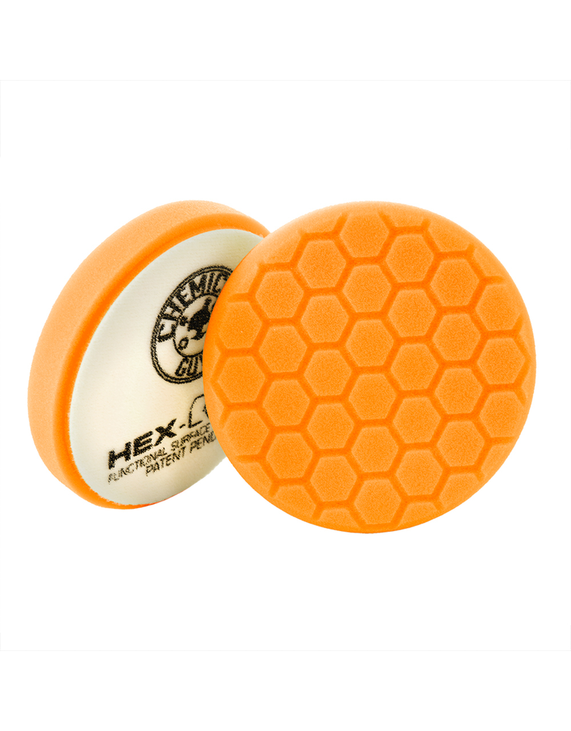 Hex-Logic 4'' Hex-Logic Pad Orange Medium-Heavy Cut Scratch & Swirl Remover Pad- (4''Inch)