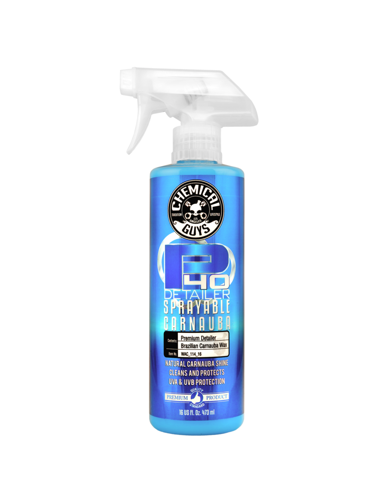 Chemical Guys P40-Detailer+Spray White Carnauba Quick Detailer UV Protectant (16 oz)