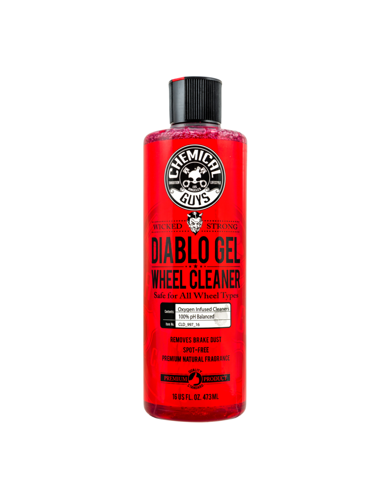 Chemical Guys Diablo Gel Wheel & Rim Cleaner Concentrated Suspension Rim & Wheel Cleaner Gel Safe For All Wheels (16oz)