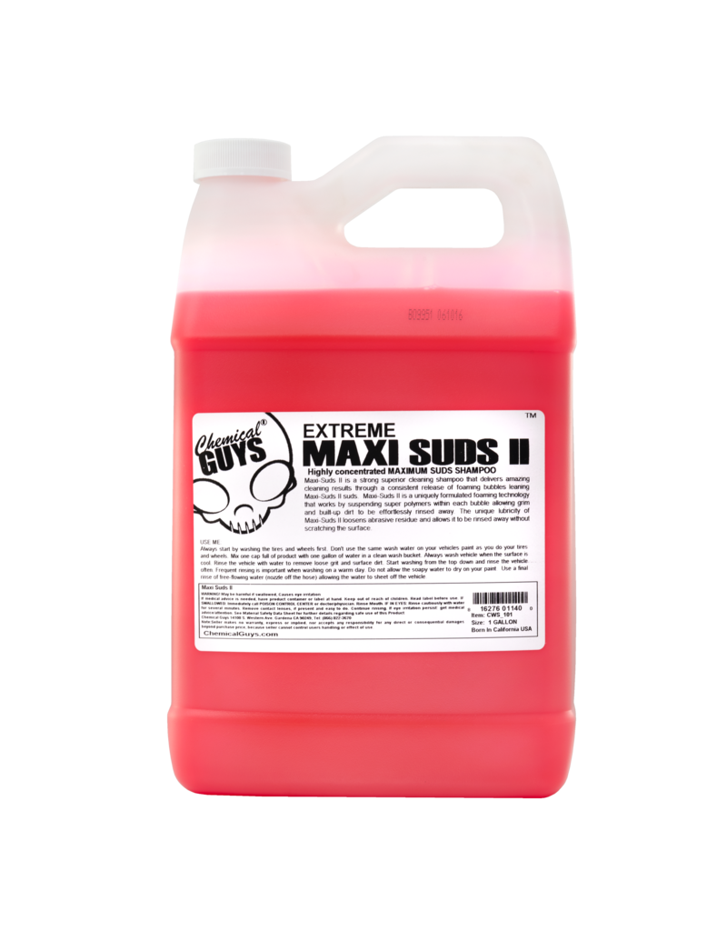 Chemical Guys Maxi-Suds II ~Super Suds Shampoo-Superior Surface Shampoo (1 Gal)