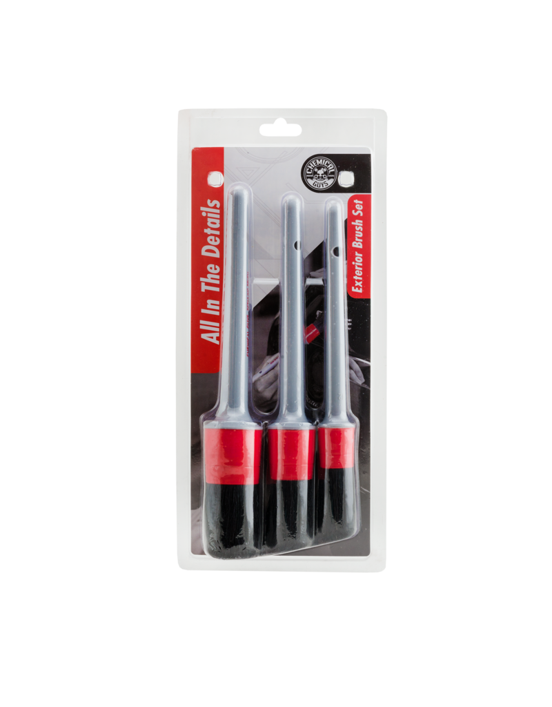 Chemical Guys All in the Details Exterior Detailing Brushes