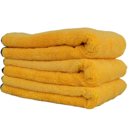 Chemical Guys MIC_507_03 Professional Grade Premium Silk Banded Microfiber Towels, 16'' X 24'' (3 Pack)