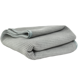 Chemical Guys MIC_781_01 Gray Matter Silk Effect Super Soft Microfiber Waffle Weave Dryer Towel (36'' X 25'')
