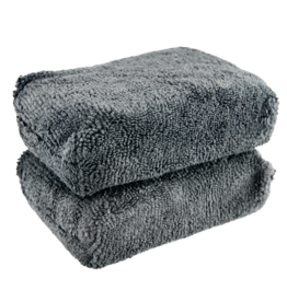 Chemical Guys MIC29302 Black - Microfiber Applicator Premium Grade   (2 Pack)_x000D_