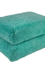 Chemical Guys MIC29802 Green - Microfiber Applicator Premium Grade (2 Pack)_x000D_