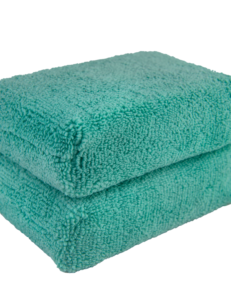 Chemical Guys MIC29802 Green - Microfiber Applicator Premium Grade (2 Pack)_x000D_