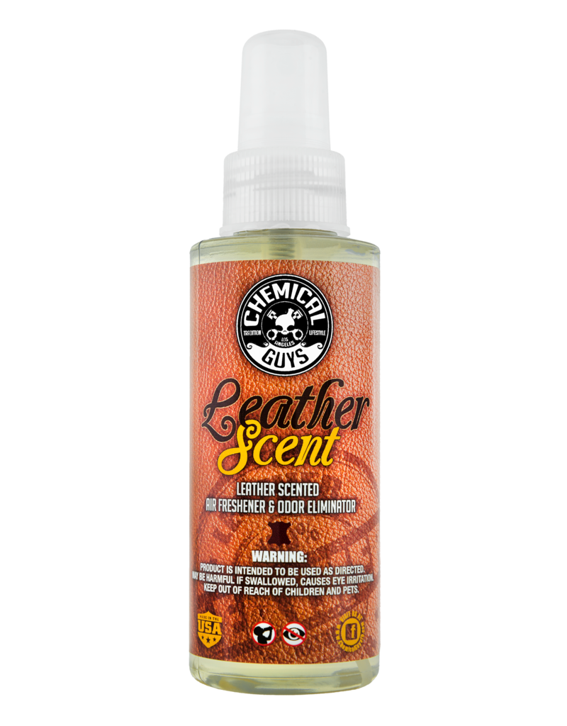 Chemical Guys AIR_102_04 Leather Scent Premium Air Fragrance & Freshener (4 oz)