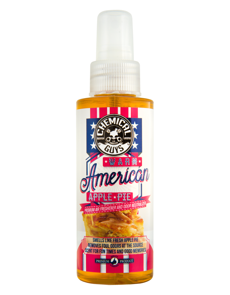 Chemical Guys AIR22704 Warm American Apple Pie Air Freshener & Odor Eliminator (4oz)
