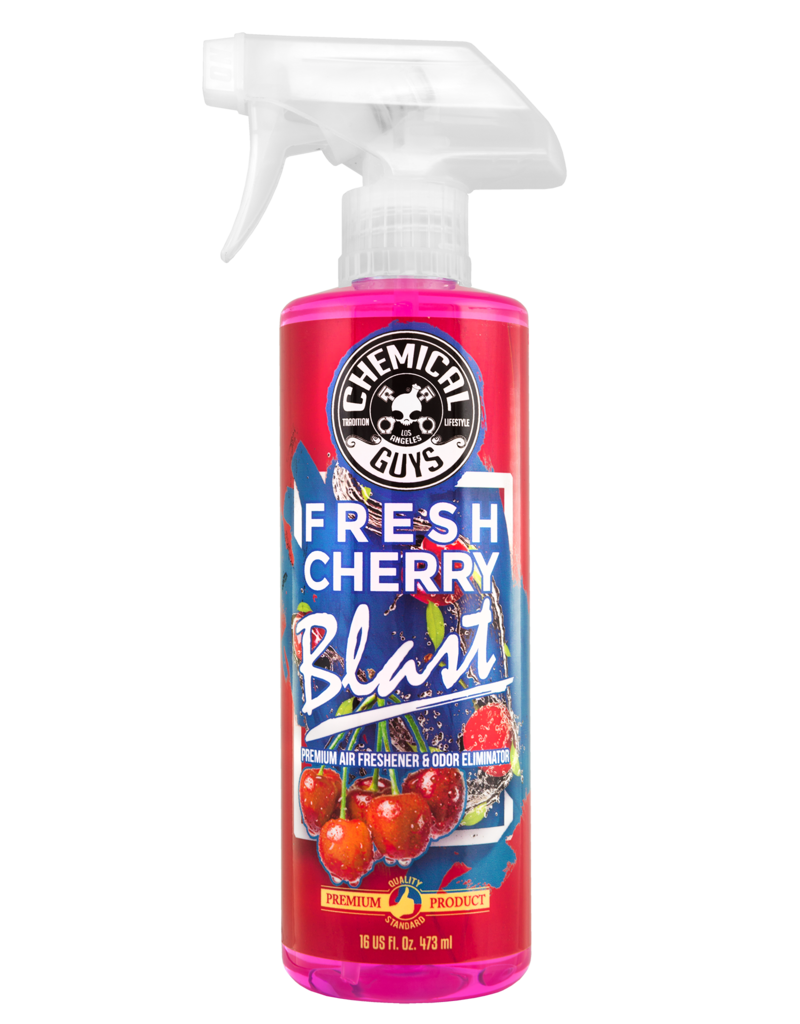 Chemical Guys AIR22816 Fresh Cherry Blast Premium Air Freshener & Odor Eliminator (16oz)