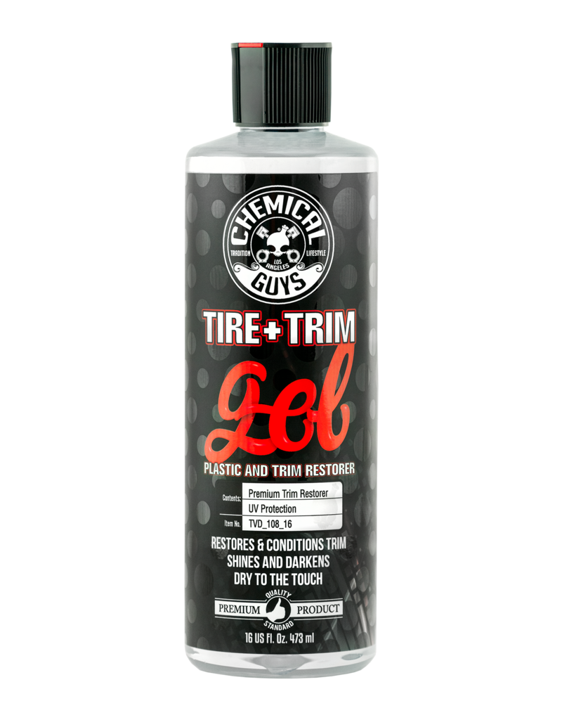 Chemical Guys TVD_108_16 Gel Black Forever Trim & Tire,Shine & Protect That Keeps Black Parts Black For Months (16oz)