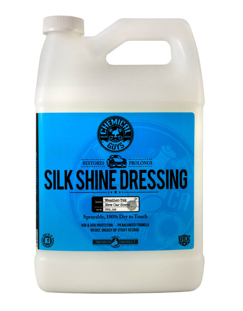 Chemical Guys TVD_109 Silk Shine Spray Dressing Natural Shine Dressing+Protectant (1 Gal)