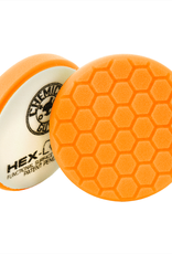 Hex-Logic BUFX_102HEX4 4'' Hex-Logic Pad Orange Medium-Heavy Cut Scratch & Swirl Remover Pad- (4''Inch)
