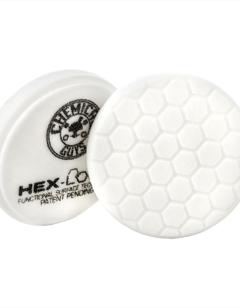 Hex-Logic BUFX_104HEX4 4'' Hex-Logic Pad - White Medium Light Polishing Pad (4''Inch)