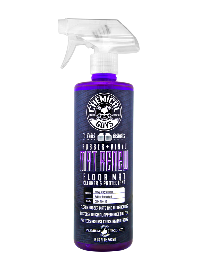 Chemical Guys CLD_700_16 Mat Re-New -Rubber + Vinyl Floor Mat Cleaner And Protectant (16 oz)