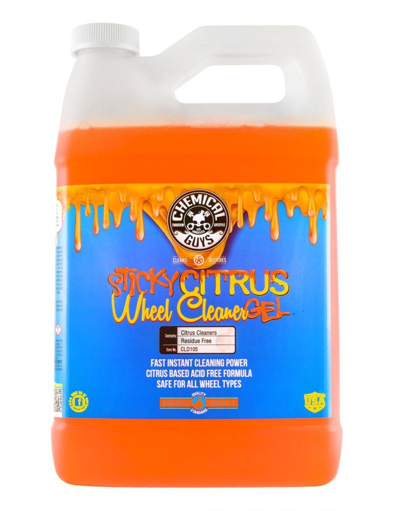 Chemical Guys CLD105 Sticky Gel Citrus Wheel Cleaner (1 Gal)