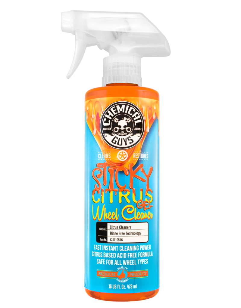 Chemical Guys CLD10516 Sticky Gel Citrus Wheel Cleaner (16 oz)