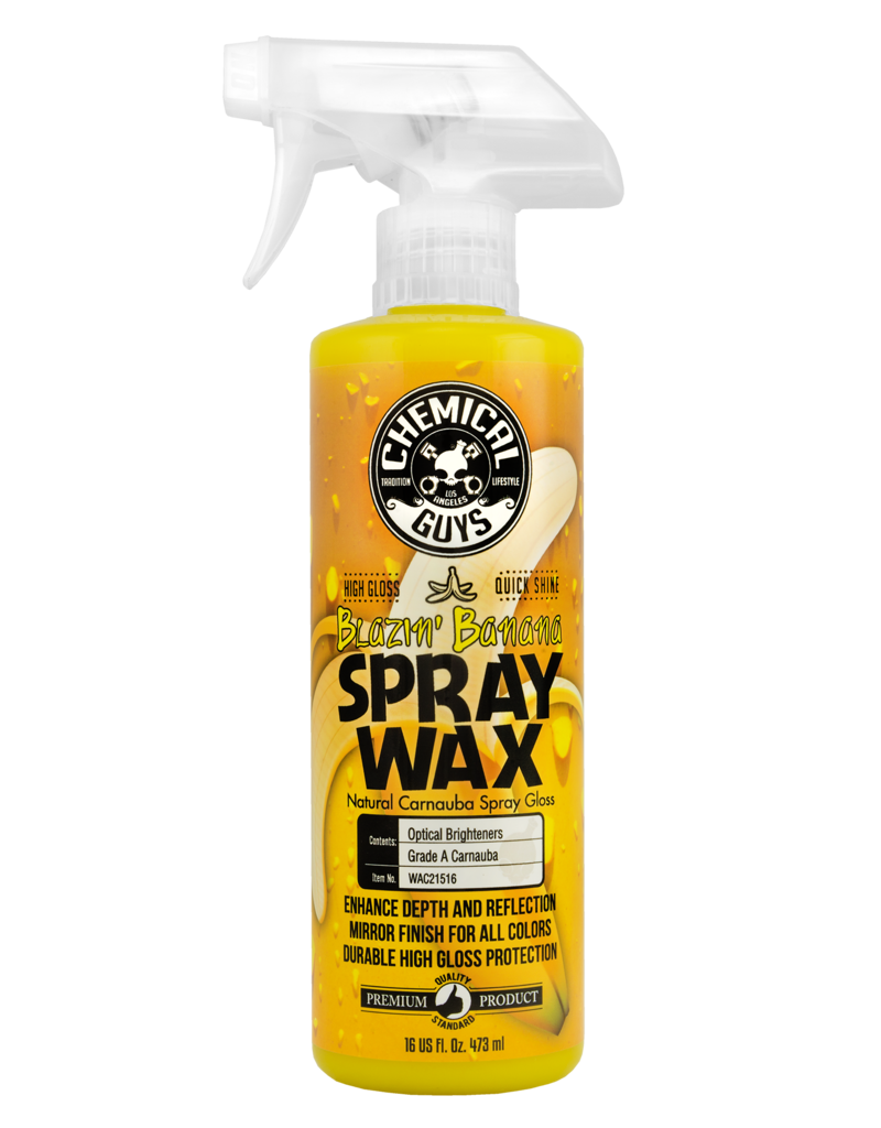 Chemical Guys Blazin' Banana Spray Wax Natural Carnauba Spray Gloss (16 oz)