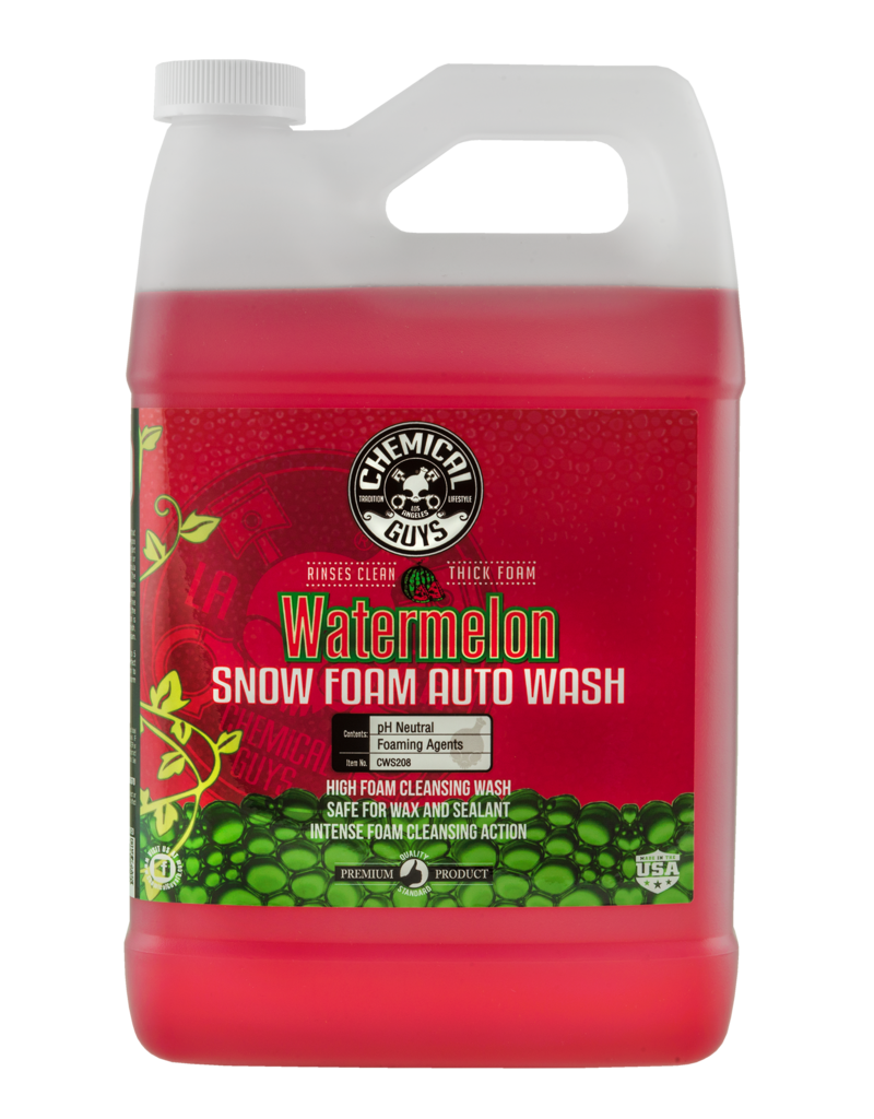 Chemical Guys CWS208 - Watermelon Snow Foam Auto Wash Cleanser (1 Gal)