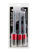 Chemical Guys ACC600 - All in The Details Interior Detailing Brushes (3 Brushes)