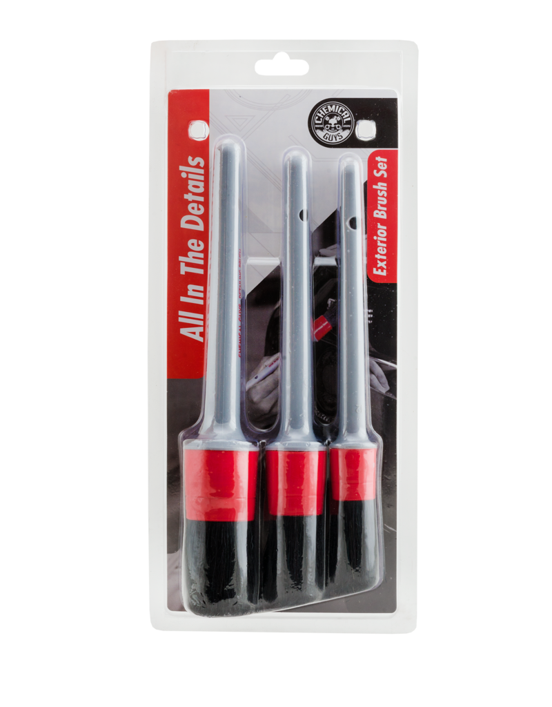 Chemical Guys ACC601 - All in The Details Exterior Detailing Brushes (3 Brushes)