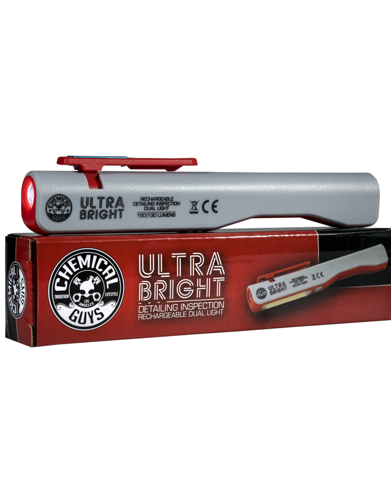 Chemical Guys EQP401 - Ultra Bright Rechargeable Detailing Inspection Dual Light