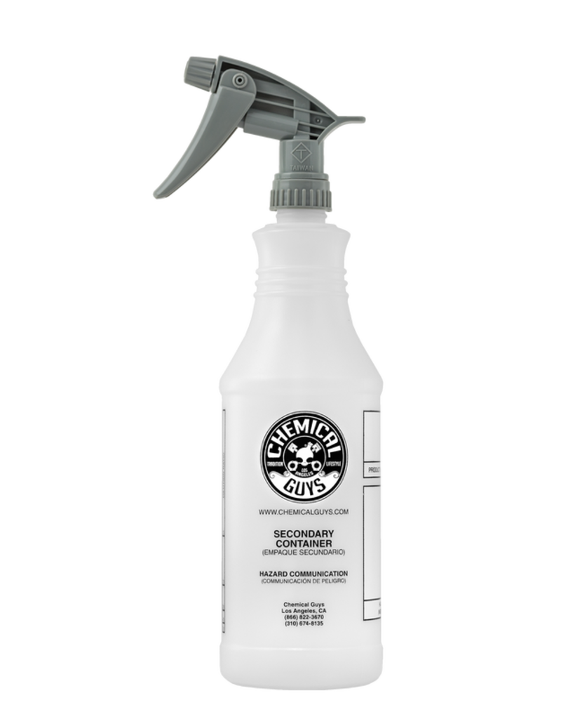Chemical Guys ACC_130 Professional Chemical Guys Chemical Resistant Heavy Duty Bottle & Sprayer (32 oz)