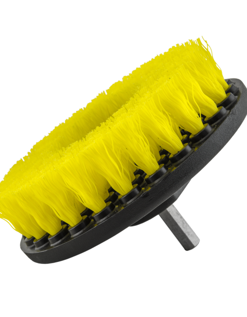 Chemical Guys ACC_201_BRUSH_MD Carpet Brush w/Drill Attachment - All Surface/Purpose Medium Duty (Yellow)