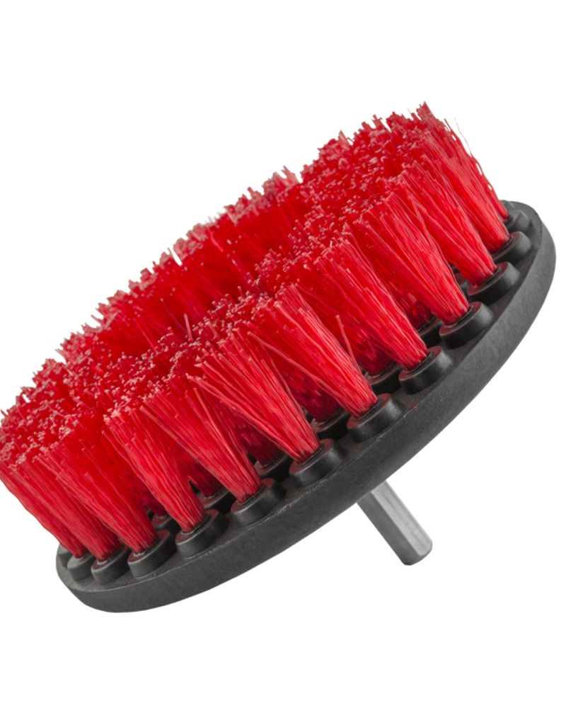 Chemical Guys ACC_201_BRUSH_HD Carpet Brush With Drill Attachment All Surface All Purpose Heavy Duty Brush (Red)