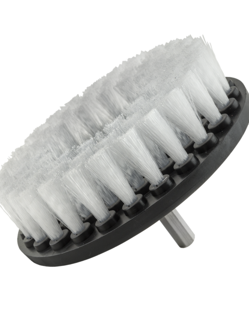 Chemical Guys ACC_201_BRUSH_S Carpet Brush w/ Drill Attachment, Super Soft Gray Color.
