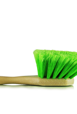 Chemical Guys ACC_G08 Tire/Wheel Brush- Heavy Cleaning With Gentle Feathered Bristles Short Handle Green Bristles
