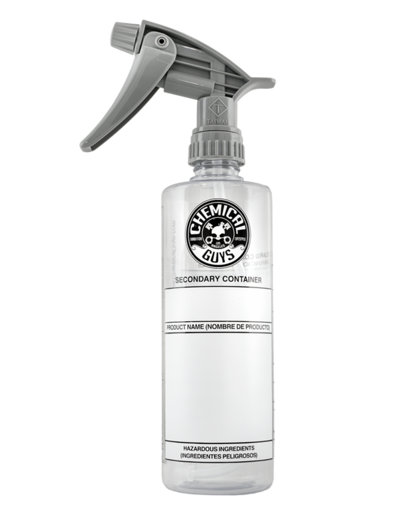 Chemical Guys ACC151 Secondary Container Dilution Bottle with Heavy Duty Sprayer, 16 oz.