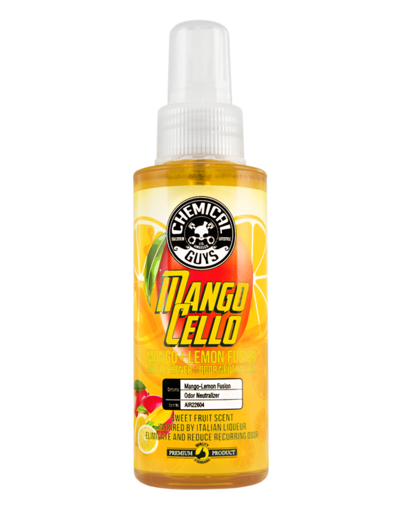 Chemical Guys AIR22604 Mangocello Mango Lemon Fusion Air Freshener & Odor Neutralizer (4oz)
