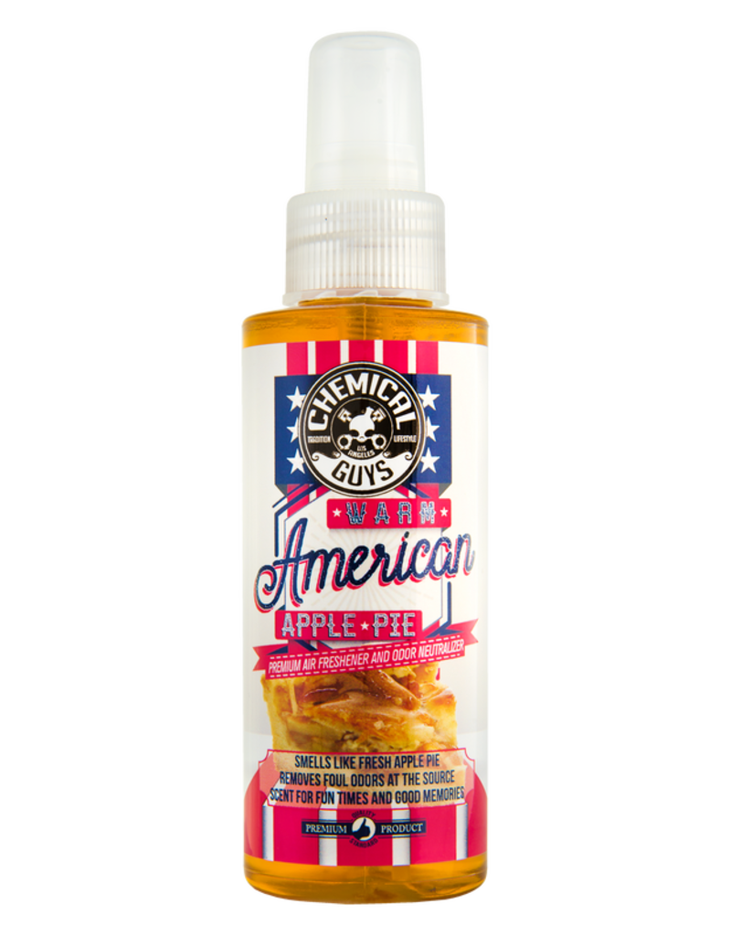 Chemical Guys AIR22704 Warm American Apple Pie Air Freshener & Odor Eliminator (4oz)