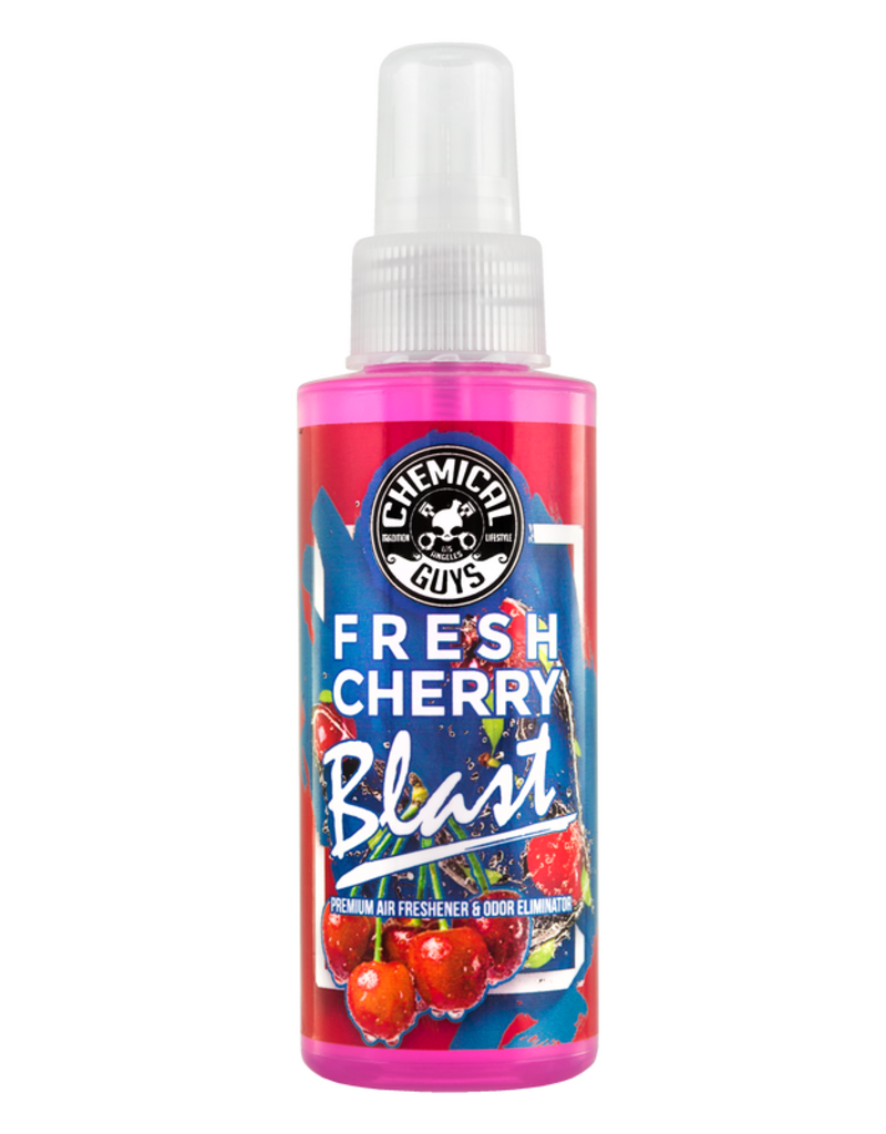 Chemical Guys AIR22804 Fresh Cherry Blast Premium Air Freshener & Odor Eliminator (4oz)